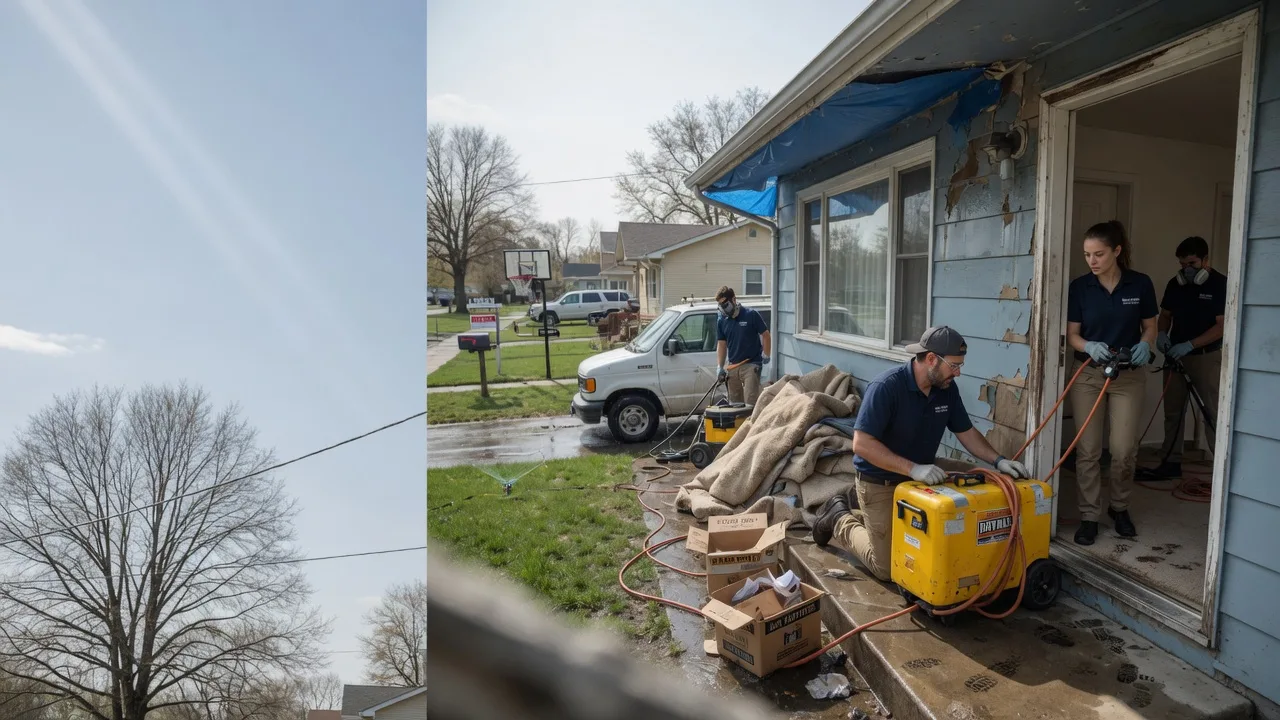 Basement Flood Cleanup in Convoy, OH near me
